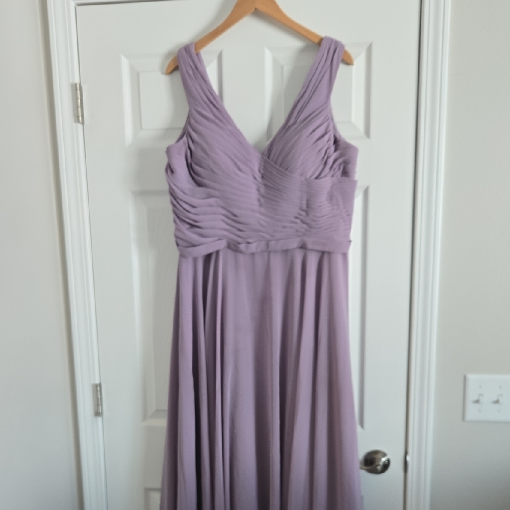 Elegant Lavender Evening Gown